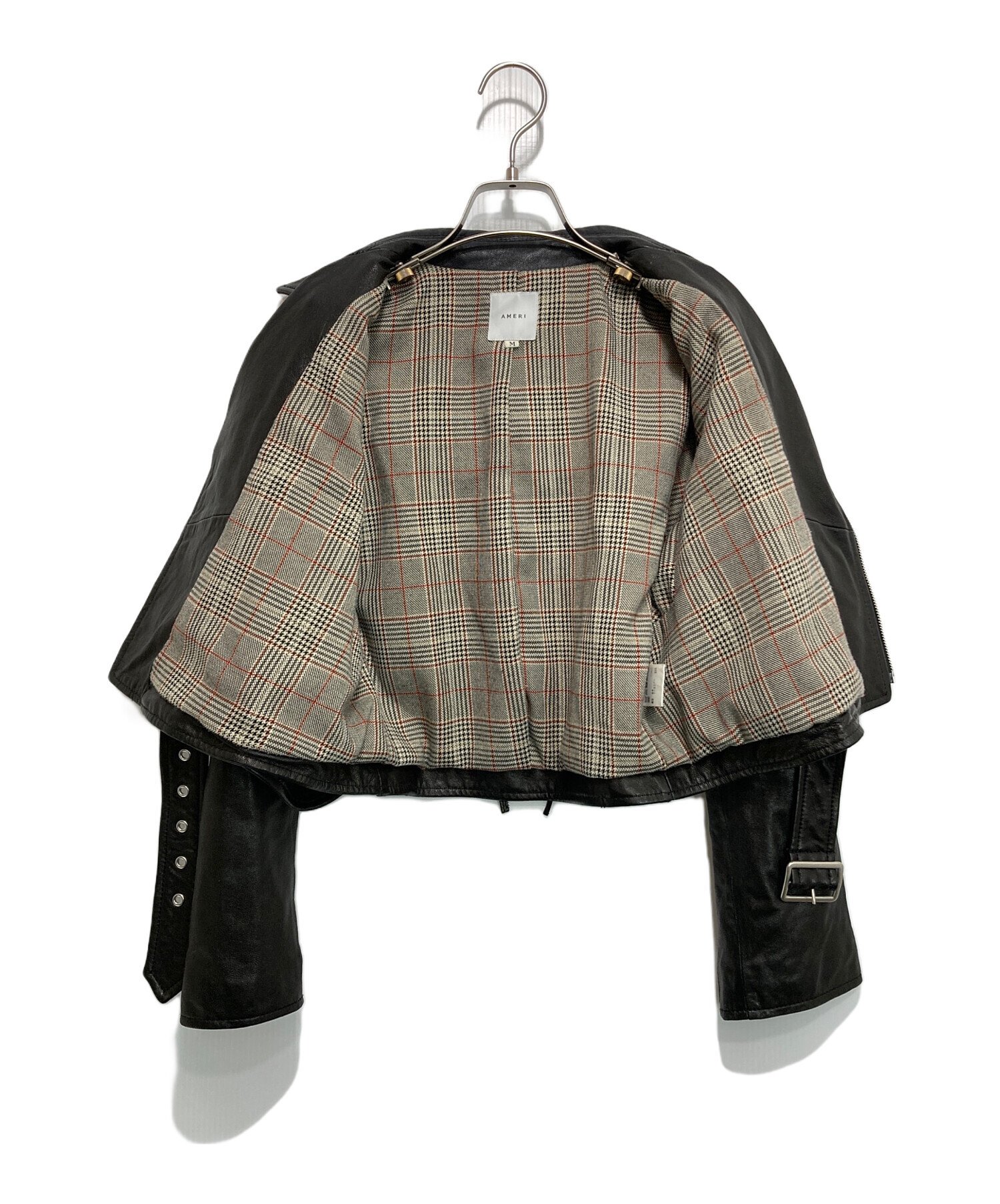 中古・古着通販】Ameri (アメリ) サイドレースアップラムレザー