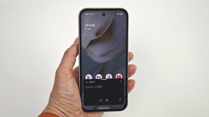 Google Pixel 9a」実機で電源を切る/再起動の方法を詳しく紹介！電源