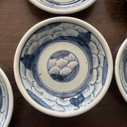 伊万里染付花紋なます皿 5枚組 お椀・ボウル・鉢 antique art nozomi