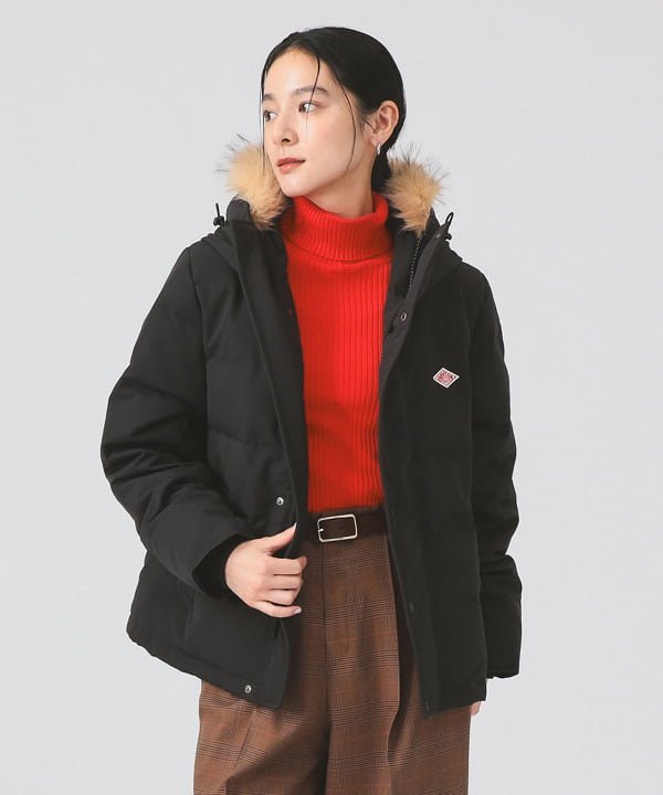Ray BEAMS（レイ ビームス）DANTON / FAKE FUR HOODED DOWN JACKET