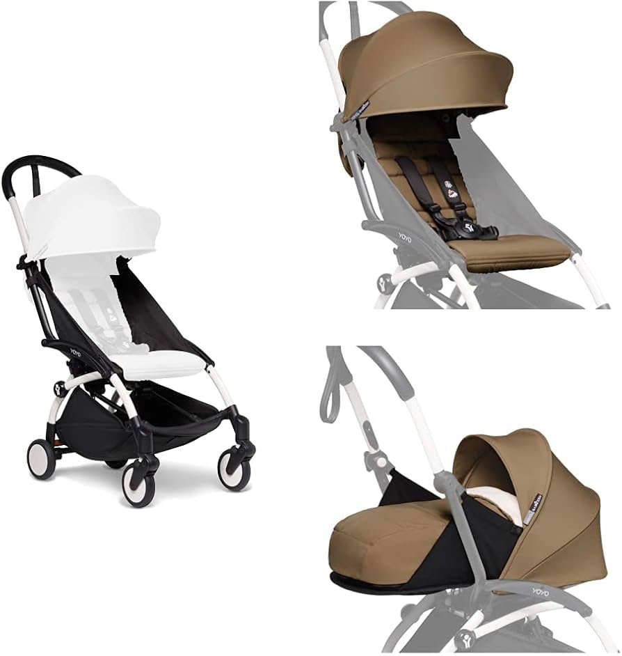 Amazon.co.jp: YOYO2(ヨーヨー) ベビーカー トフィ/ホワイト 新生児期