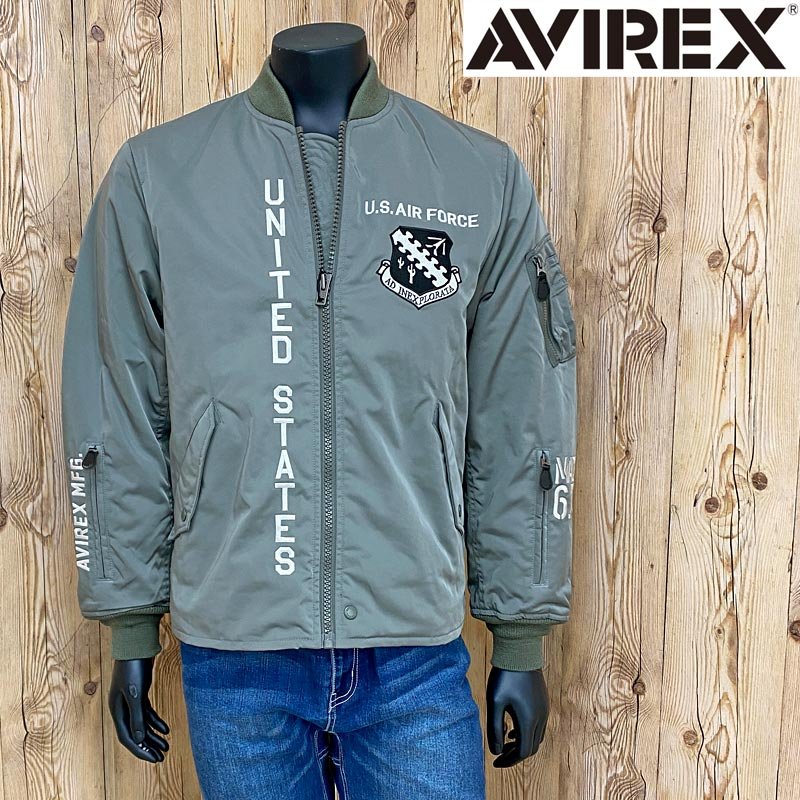 AVIREX（アヴィレックス） アビレックス OPEN BOTTOMS MA-1 X-15