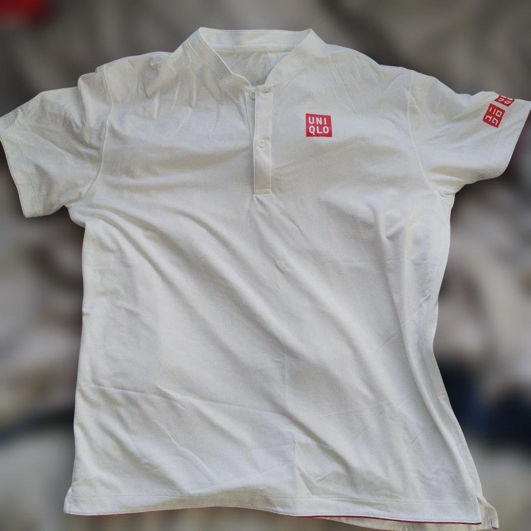 ユニクロ　ロジャーフェデラー着用モデル　ポロシャツ２枚セット ユニクロのオン・オフ使える万能着。スポカジに最適「ロジャー