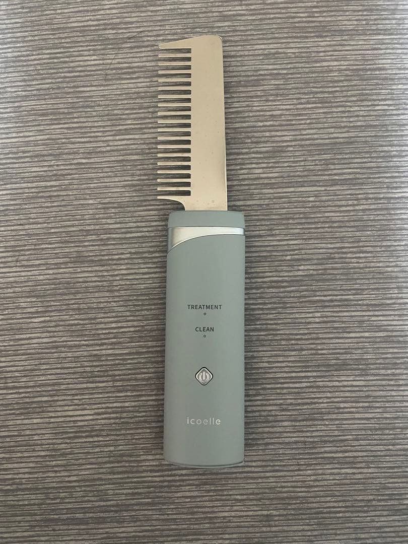 icoelle トリートメントコーム グレー 超音波リペアコーム｜icoelle｜株式会社ジヴァスタジオ