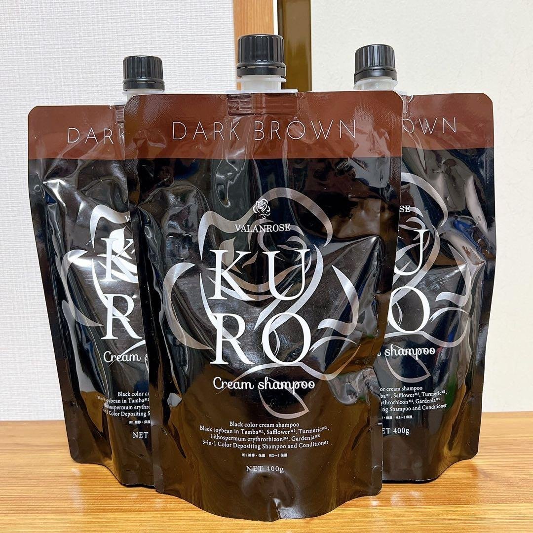 VR クロ クリームシャンプー ダークブラウン ヘアカラー 400g 楽天市場】【LINEお友だち追加で500円クーポン】白髪染め シャンプー