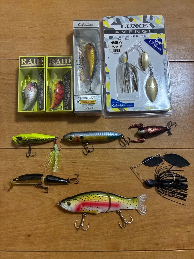 バスルアー　まとめ売り 楽天市場】ブンブンオリジナル ブラックバス入門ルアーセット Bカラー