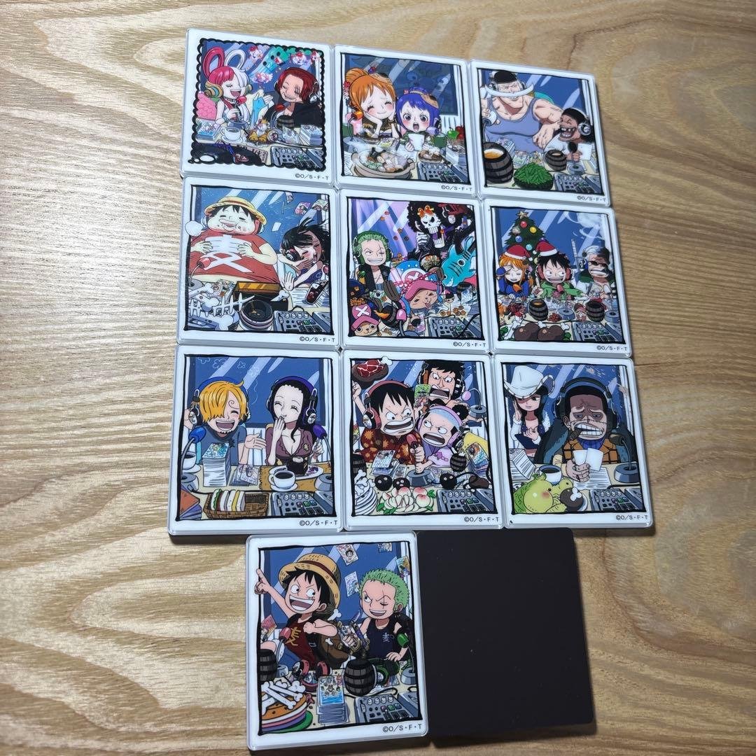 ワンピース麦わらスペーストレーディングアクリルマグネット10種➕おまけ