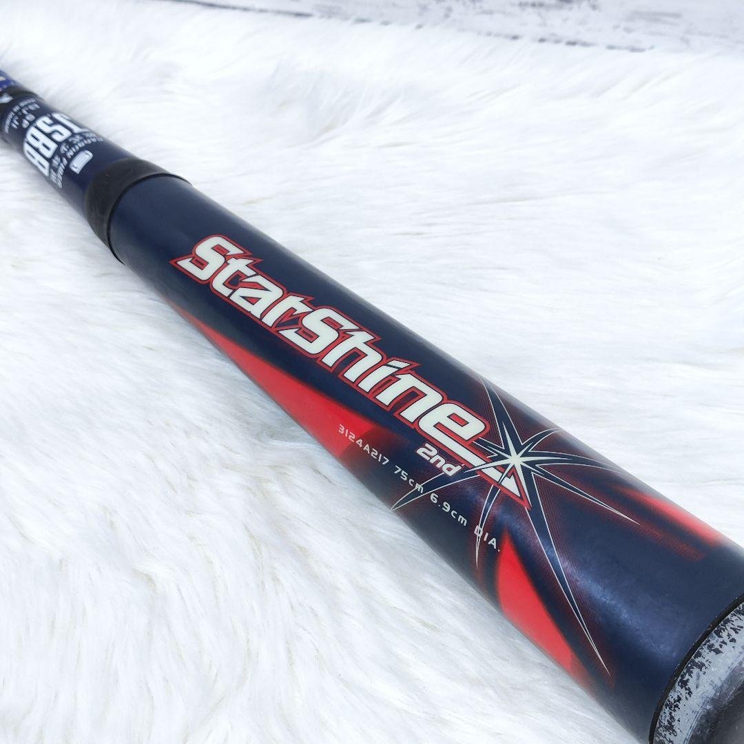 スターシャイン StarShine 2nd バット 75cm 3124A217 楽天市場】小学2〜6年生向け(125〜155cm)アシックス 野球 子供用 少年