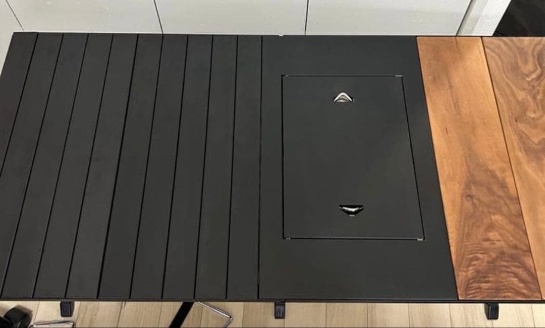 ヒ*ロ様 【美品セット】ラーテルワークス IGTテーブル120＋フラットバーナー ラーテルワークス】ウッドパネルテーブル120はIGT規格で高級感がすごい